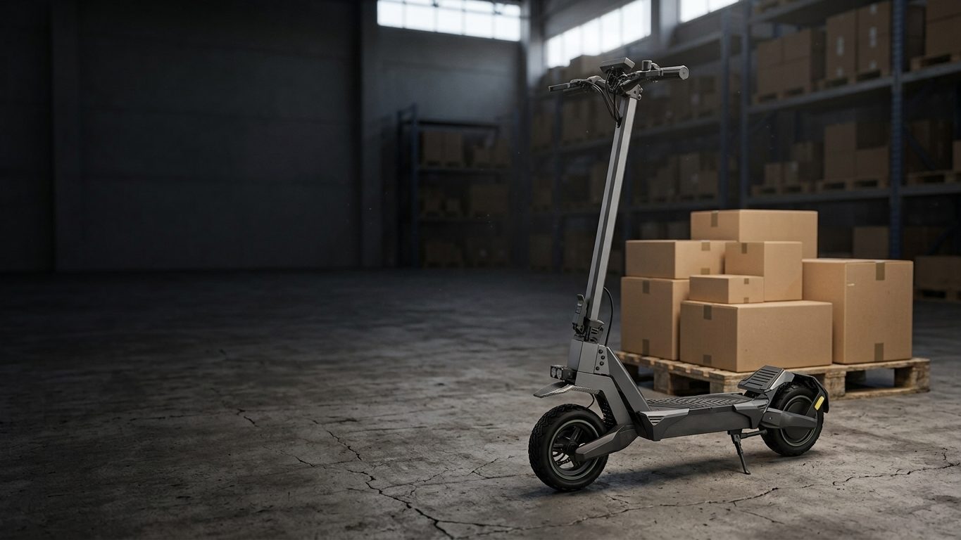 Clearance stock on pallets in a UK warehouse